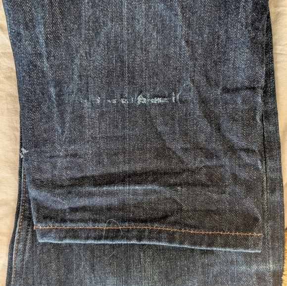 The Unbranded UB201 Tapered Fit - 14.5oz Indigo Selvedge Denim Size 36 Raw Denim - Picture 12 of 15